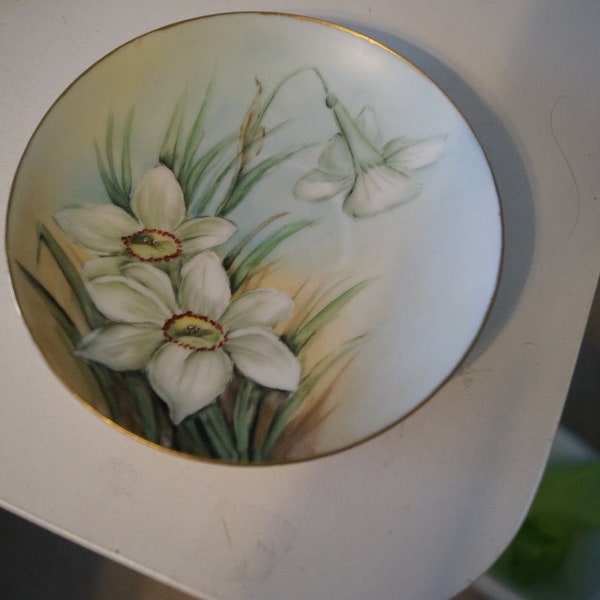 O. E & G. Handpainted Plate, signed