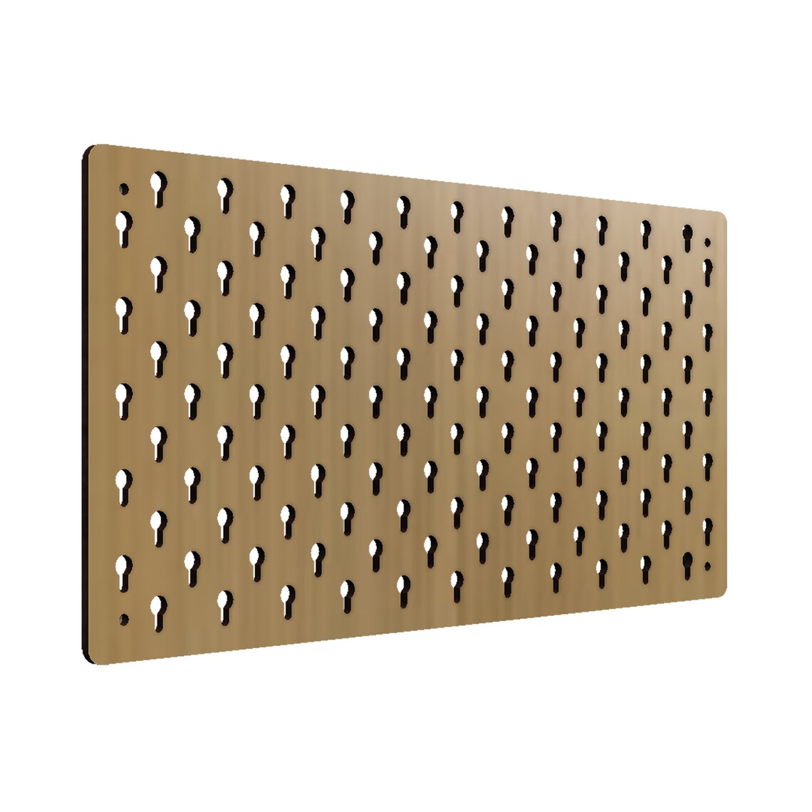 48x24cm Wall Keyhole Pegboard Vector File for Laser Cut Ready Etsy