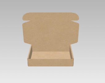 Flip Top Gift Box Template – 8 Standard Sizes | Printable