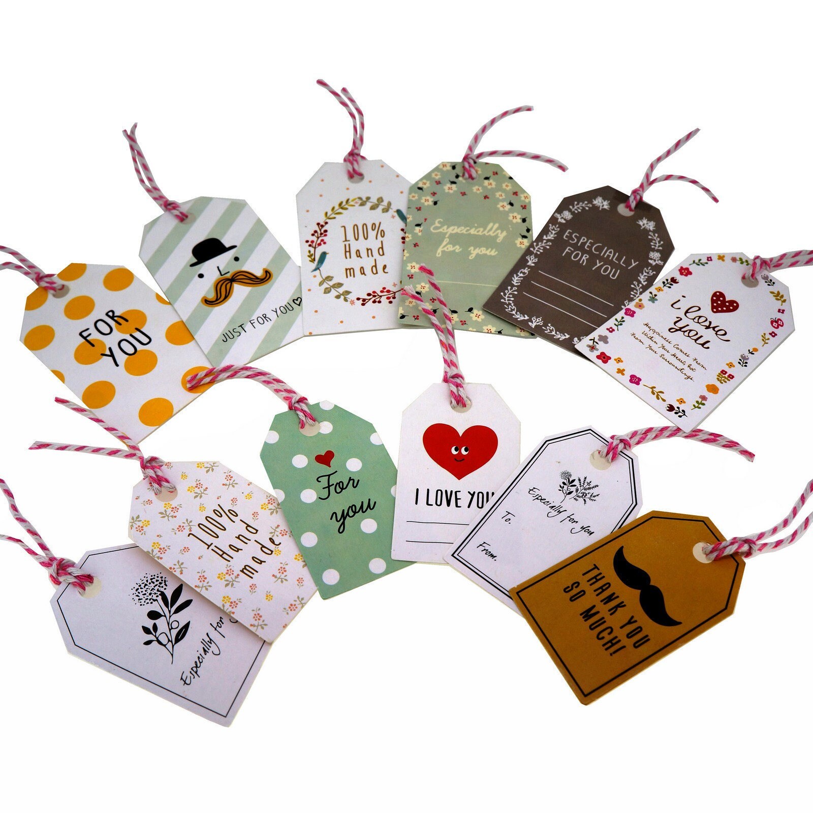 Gift Tags Flower Especially For You Design Paper Gift / Price Etsy