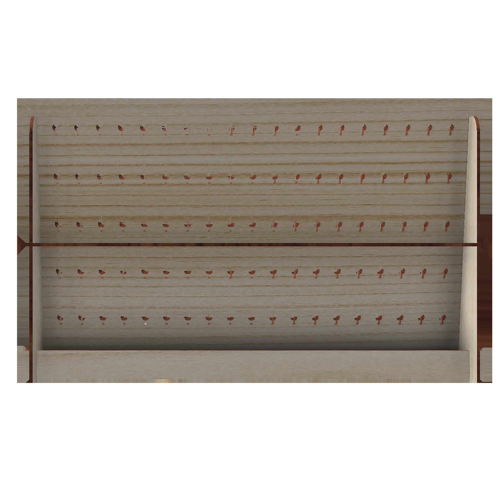 Custom Order Keyhole Slots Pegboard Display Stand With Your Etsy