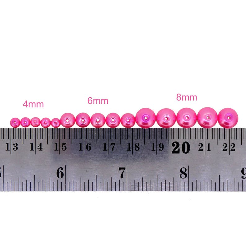 Glass Pearl Beads for Jewelry Making Bulk Lot Box Set 600pcs 6mm Round Mixed Colors
