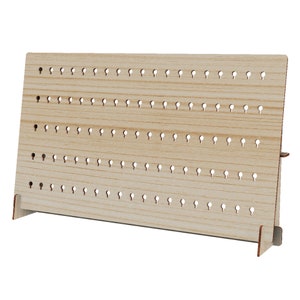 Custom Order Keyhole Slots Pegboard Display Stand with your dimensions vector file for laser cut, for Storage, Store Display, Glowforge SVG