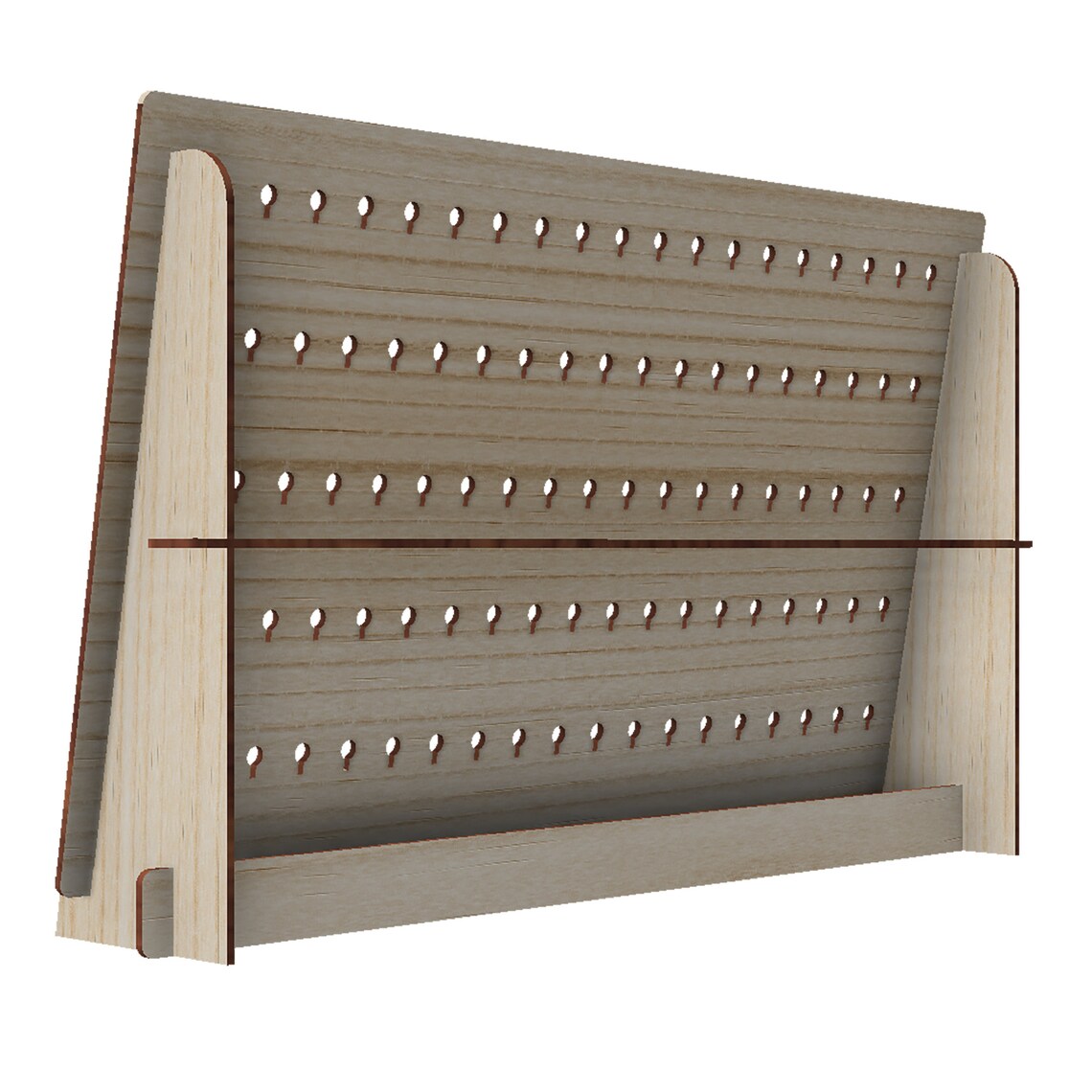 Custom Order Keyhole Slots Pegboard Display Stand With Your Etsy