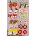 Little Girl Clip-on Earrings, Big Size Lovely and Cut Design, Pack of 12 Pairs