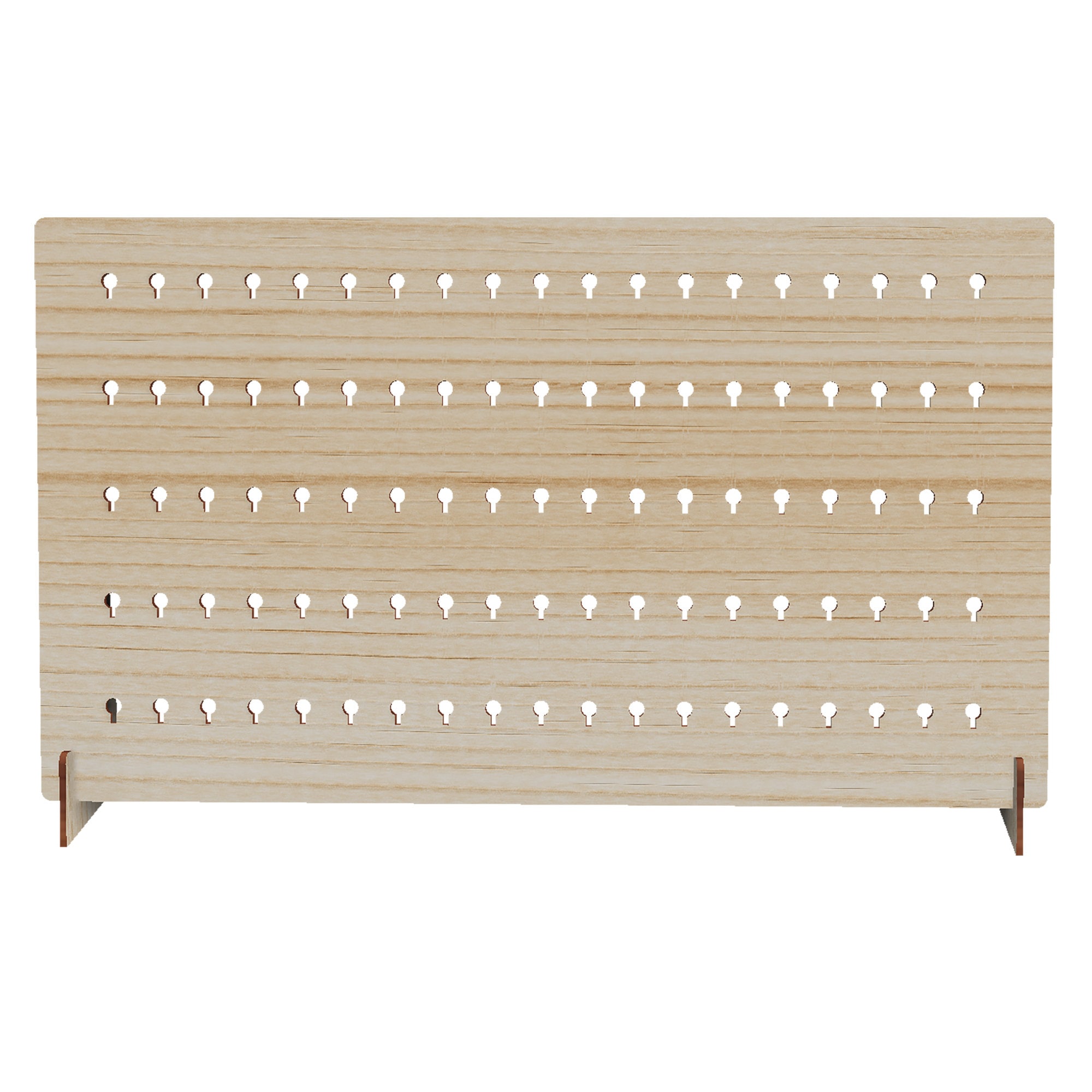 Custom Order Keyhole Slots Pegboard Display Stand With Your Etsy