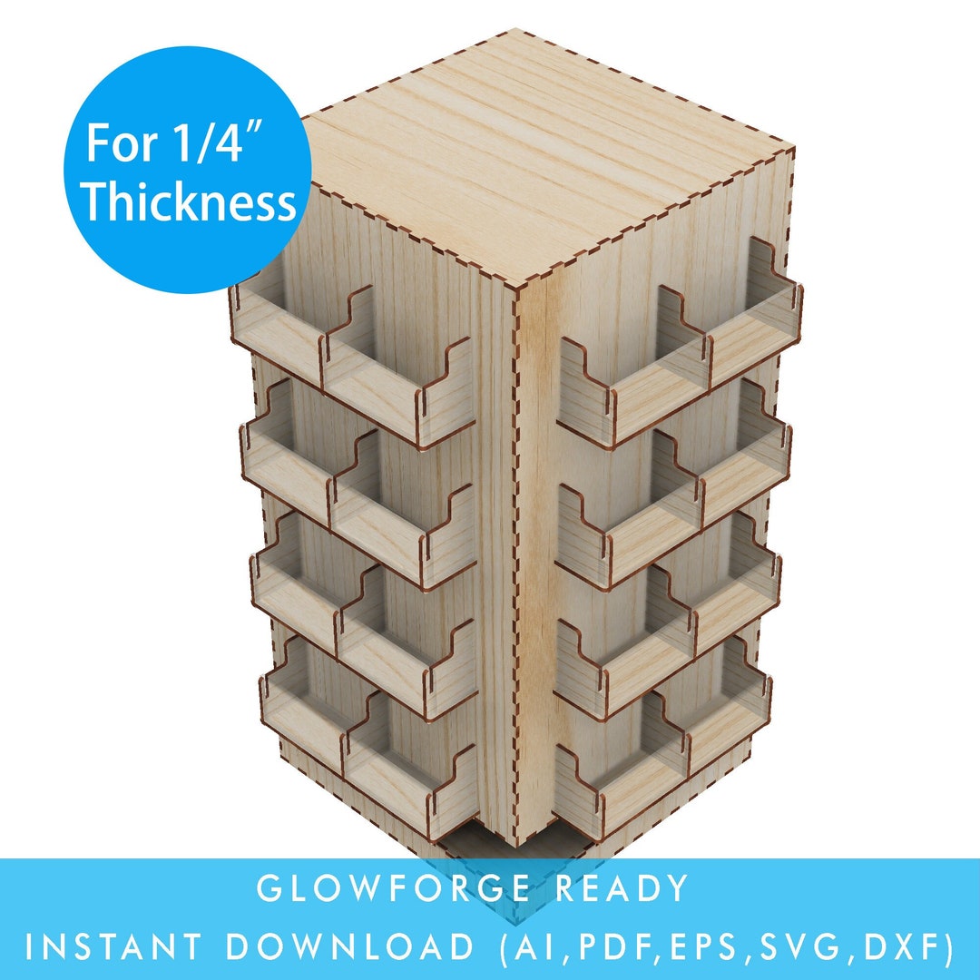32 Pockets Rotating Retail Display Rack Stand for Stickers / Cards ...