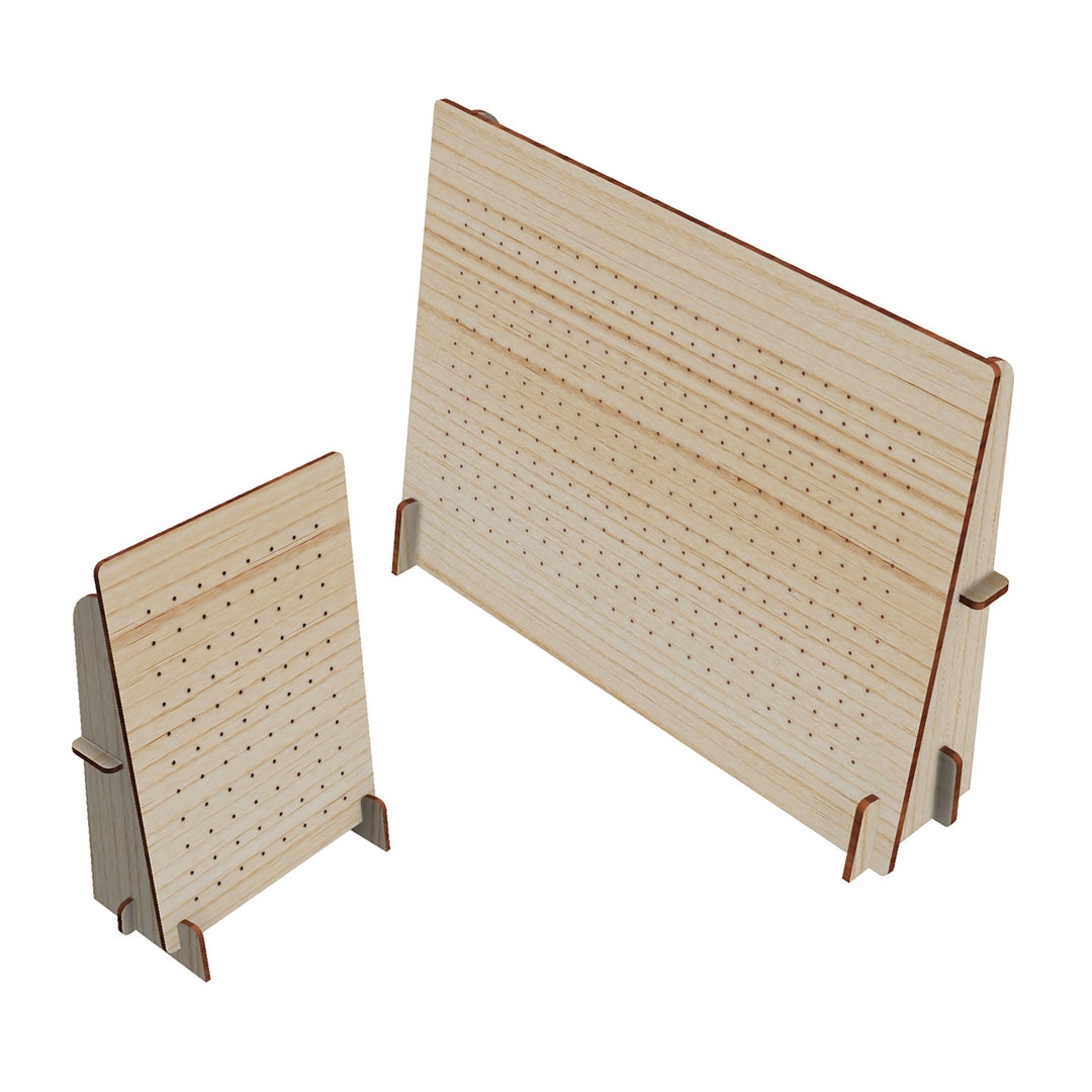 Custom Order Pegboard Style Earrings Display Stand With Your Dimensions