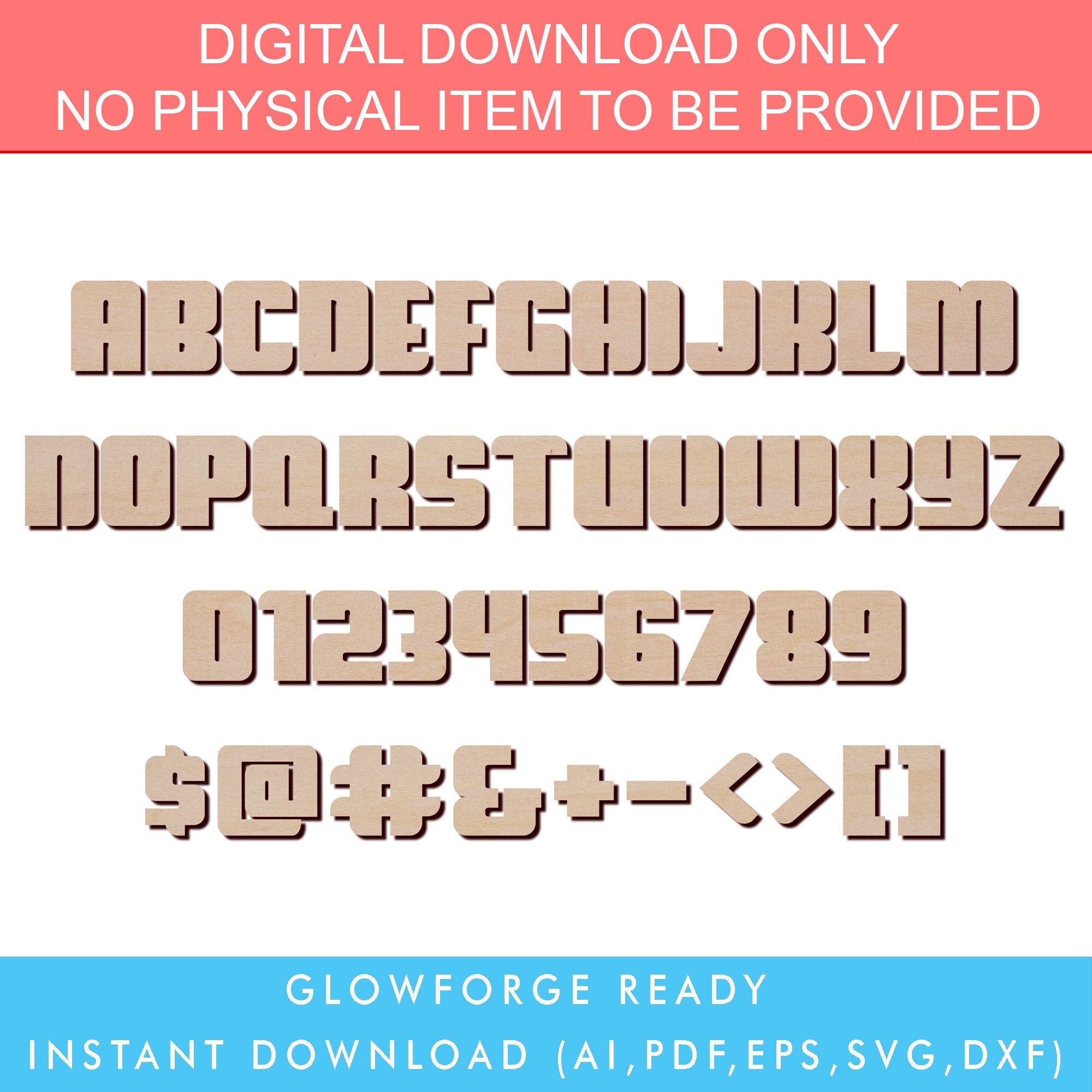 Vector Laser Cut Lettering Alphabet Block Style Font Wooden Letter A-Z ...