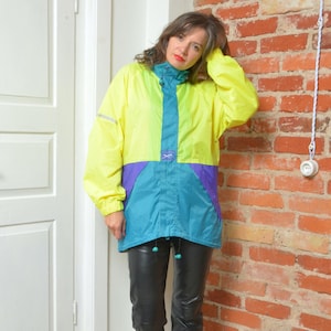 Vintage 90s Regatta Color Blocking Windbreaker Jacket - Size Medium
