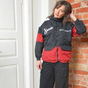 Vintage 90s Color Blocking Windbreaker Jacket - Size Small