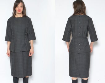 Tweed Midi Dress - Etsy Tweed Midi Dress - Etsy