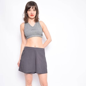 Vintage 90s Gray High Waisted Skort - Size Large