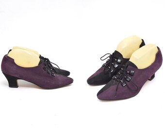 purple suede shoes ladies