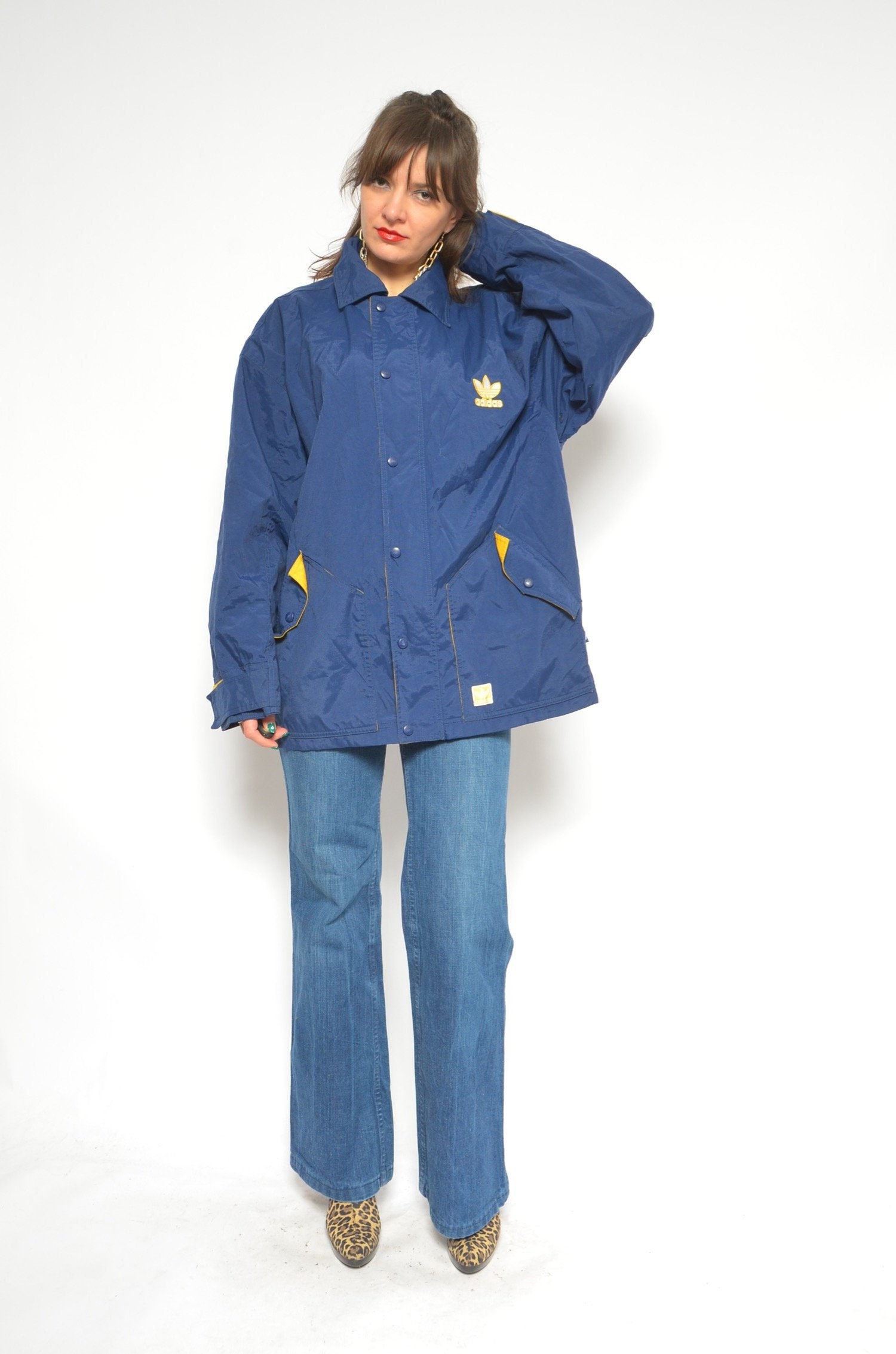 Yellow Adidas Jacket - Etsy Australia