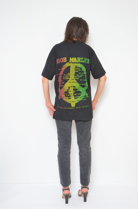 Bob Marley T Shirt /Turbogadget T shirt / Rasta T… - image 3