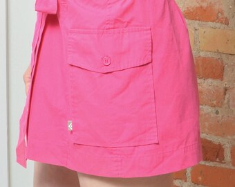 Vintage 00s Wrap up Mini Skirt With Large Pockets - Size Large - Etsy