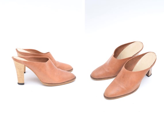 high heel clogs and mules