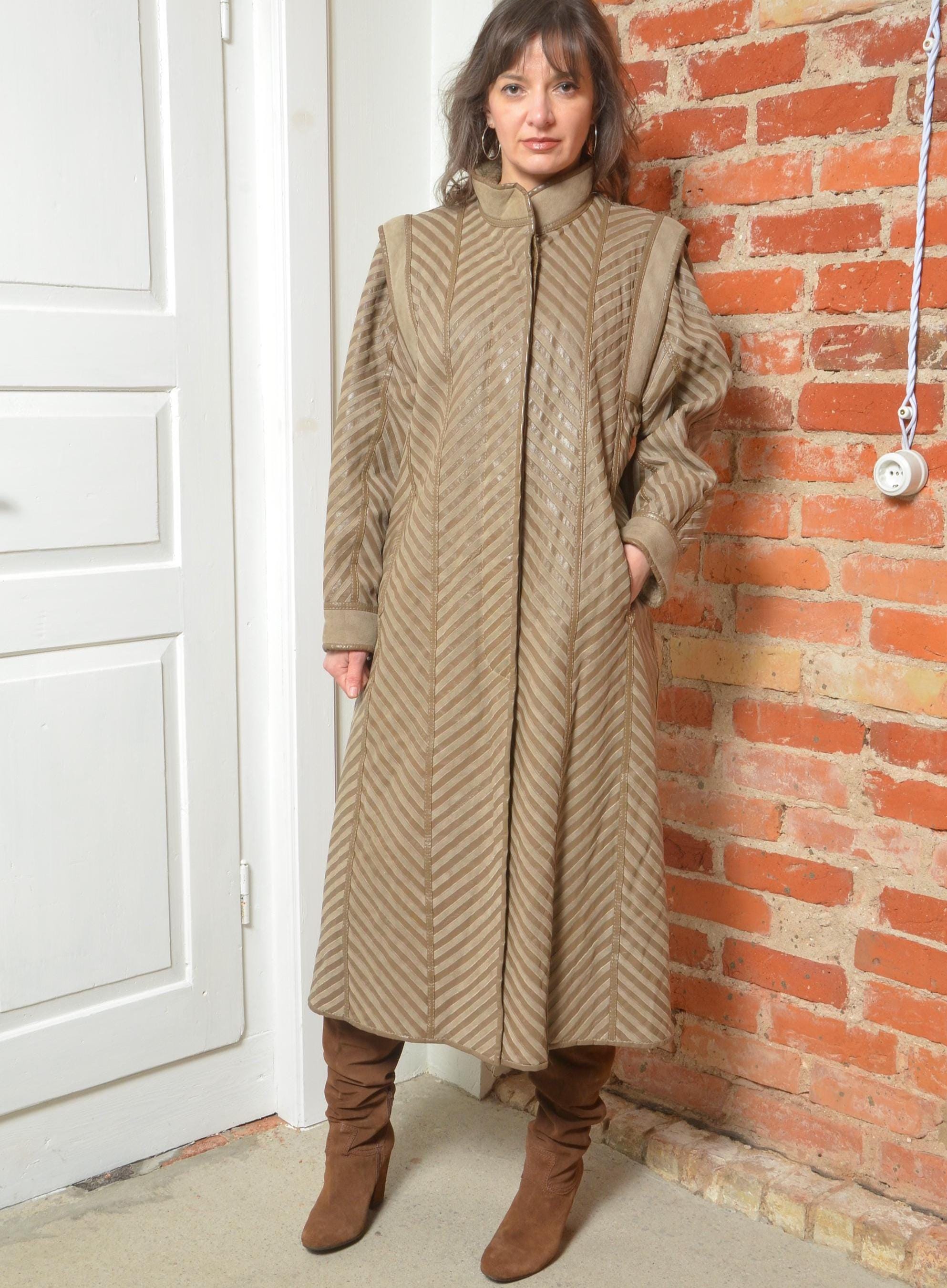 80s Long Coat - Etsy