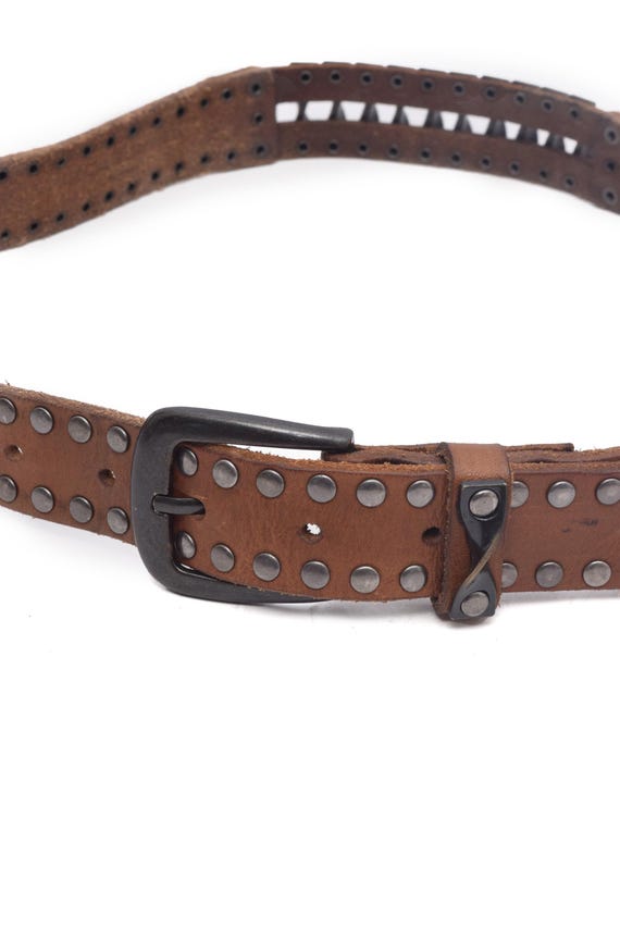 小物 vintage studs belt 1940-50s Vintage Studded Belt Harley BUCO WW2 Germany JAPAN