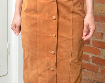 Jupe Crayon Marron Firetrap - Taille 34 - Longueur 32 Pouces - Occasion Très Bon état