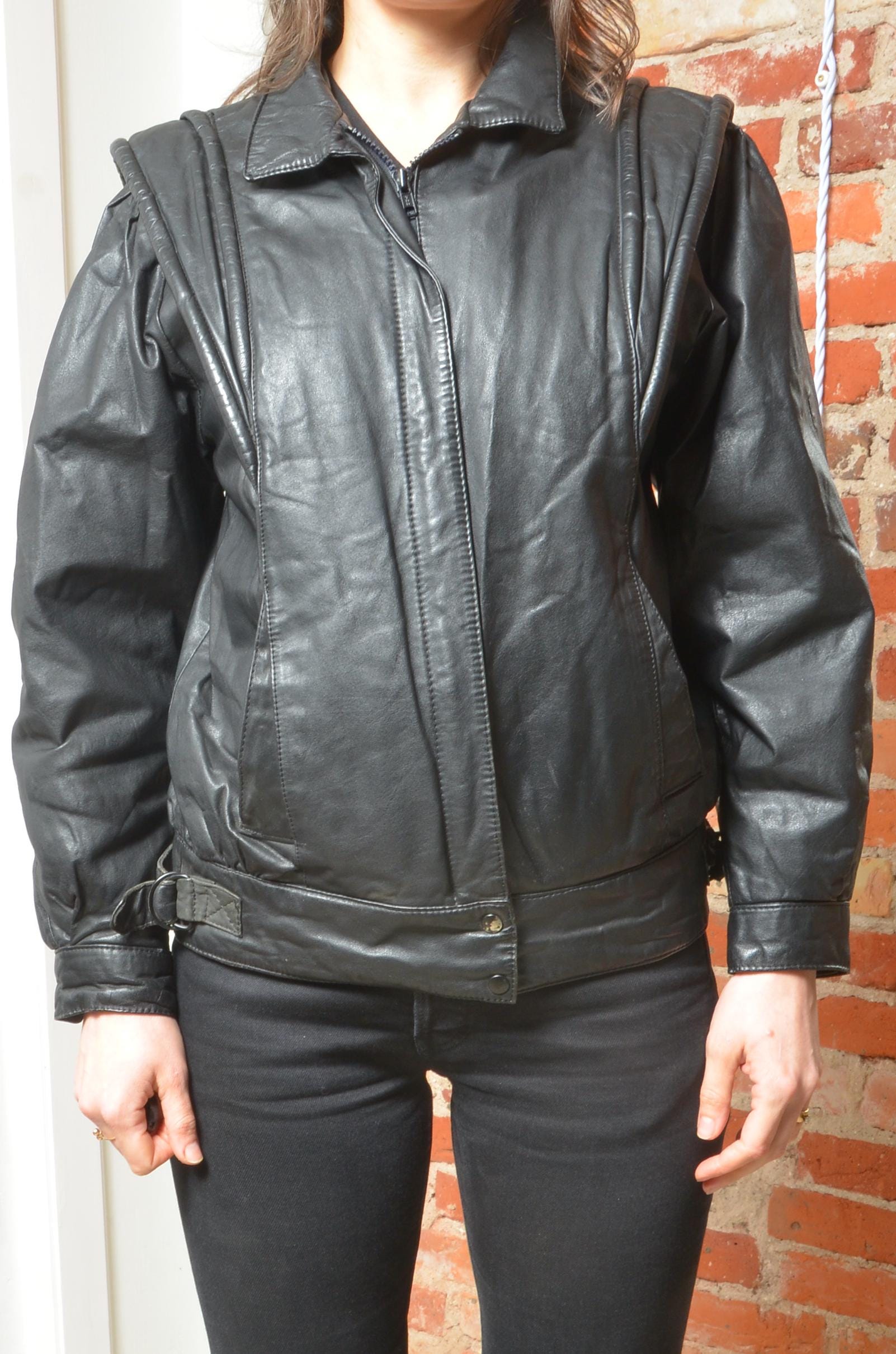 ジャケット・アウター 80s vintage real leather car coat Vintage 80'S GEORGE RICHARD Leather Car Coat Men's L | eBay