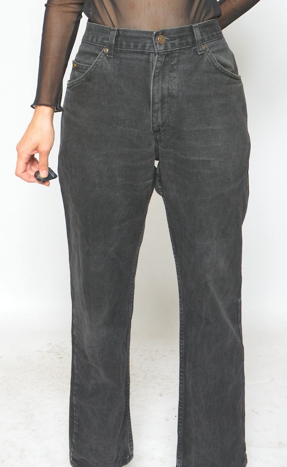 Lee Black Denim Jeans / Vintage 90s Lee Grunge Straight Leg Lee Black Denim Jeans / Vintage 90s Lee Grunge Straight Leg