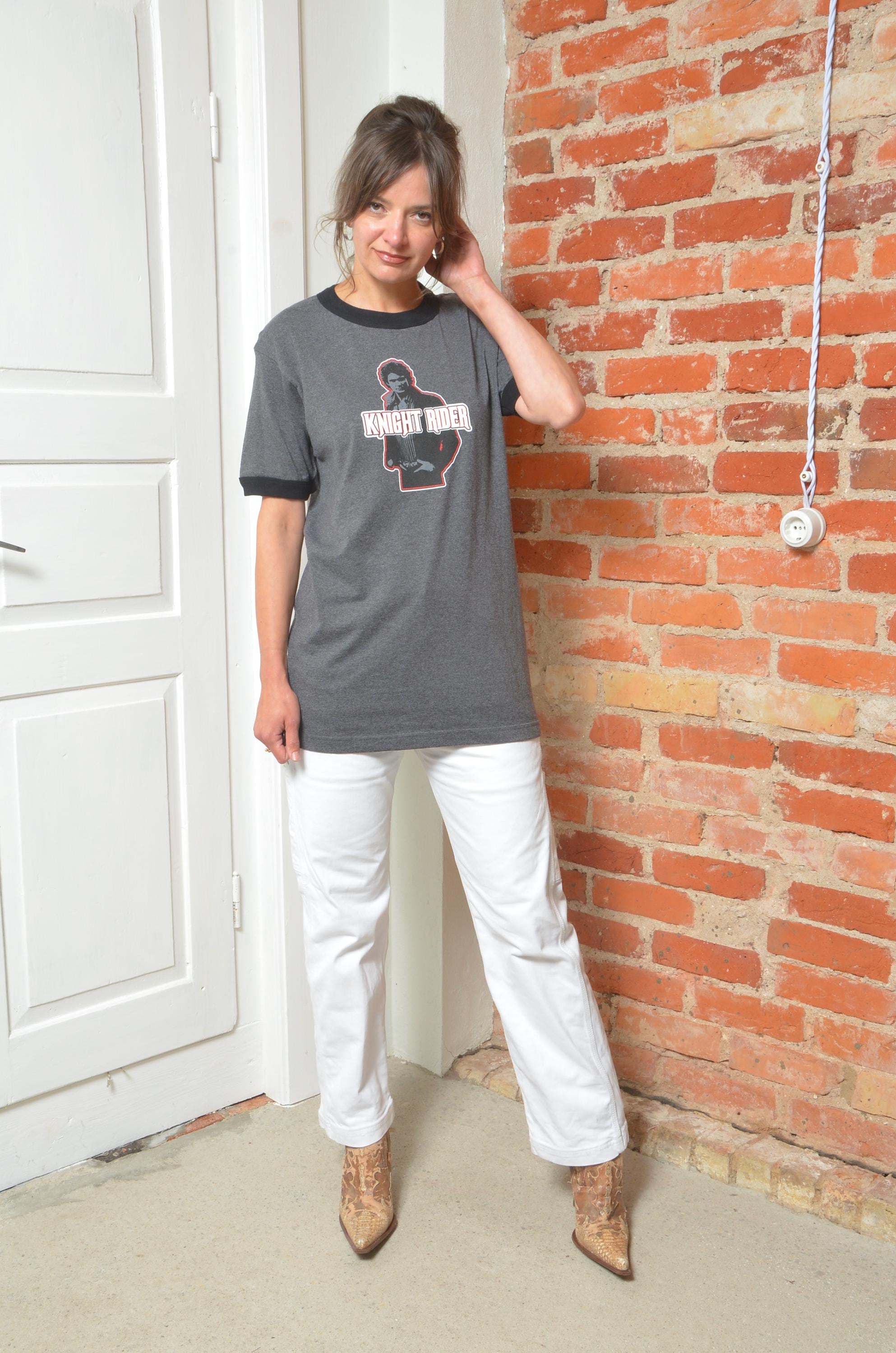ヴィンテージ ナイトライダー Tシャツ：80年代 デヴィッド 
