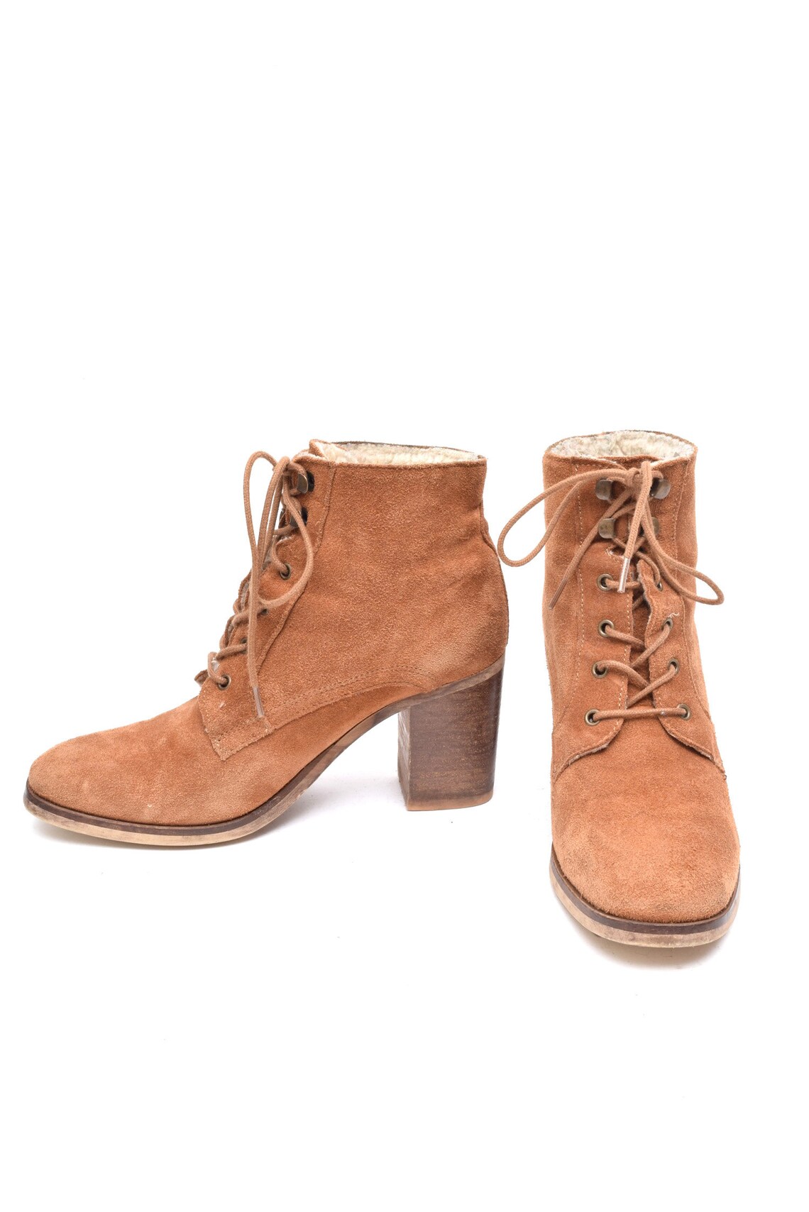 suede ankle boots high heel