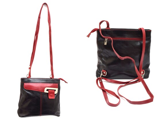 Vintage Italian Leather Convertible Backpack Shoulder Bag Amazon.com: Banuce Premium Italian Full Grain Leather  main image 4