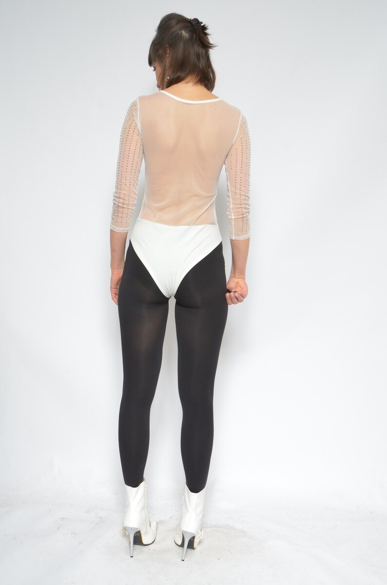 leotard sheer