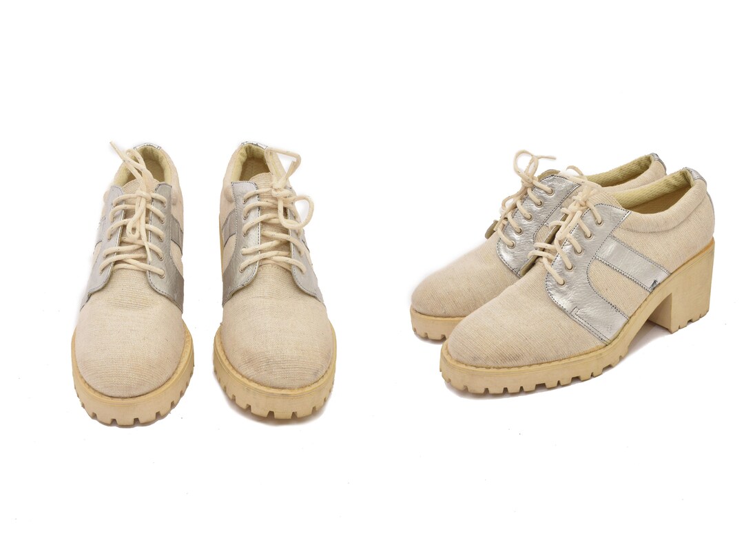 90s chunky heel sneakers