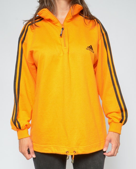 Felpa con cerniera Adidas Vintage anni 90 Color Blocking Long Sleeve Sports Top Taglia S Etsy Italia