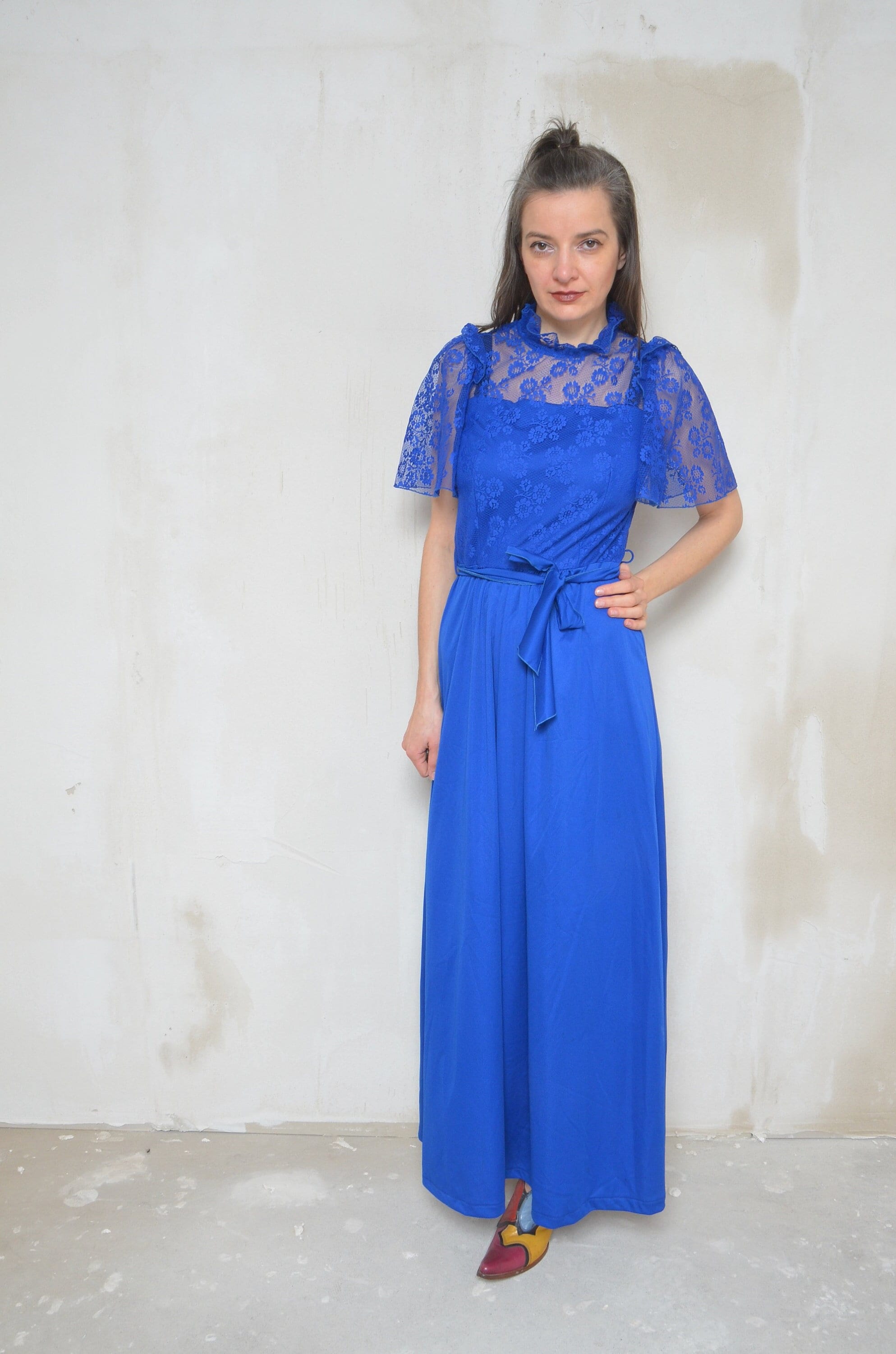 fitted lace wedding dress Midi Dress main image 0