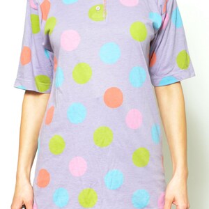 Purple Polka Dot 80s Shirt main image 1