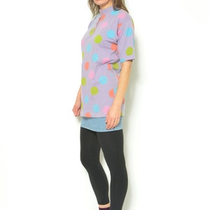 Purple Polka Dot 80s Shirt main image 0