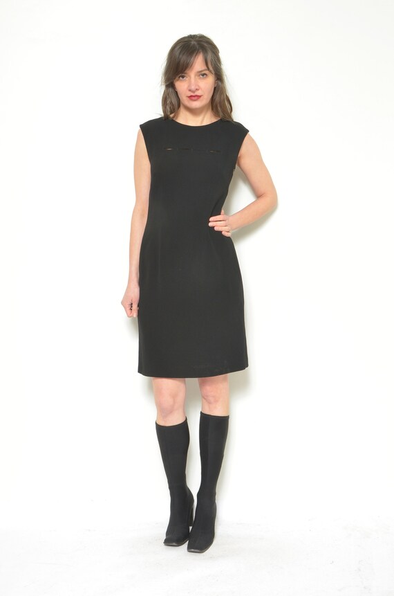 Vintage 90s Betty Barclay Little Black Dress - Sleeveless _ Size Medium -  Etsy