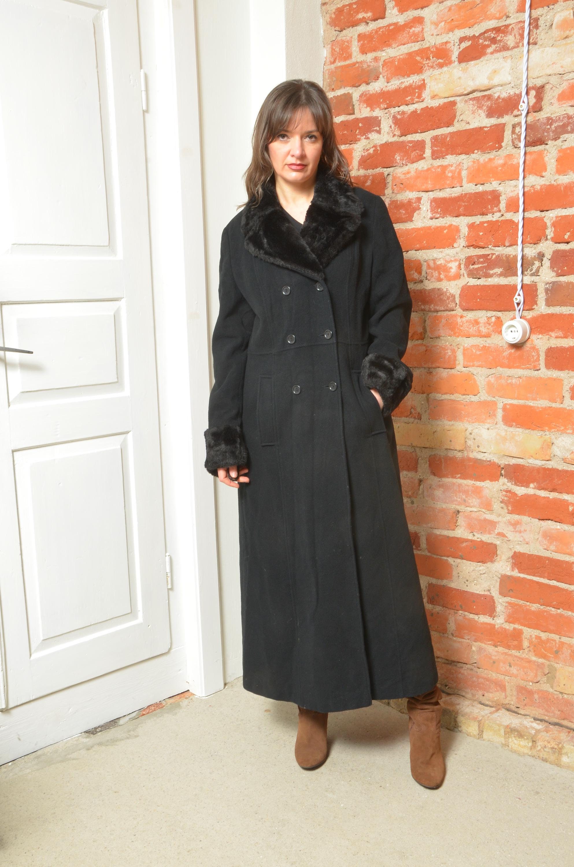 Vintage Wool Maxi Coat - Etsy