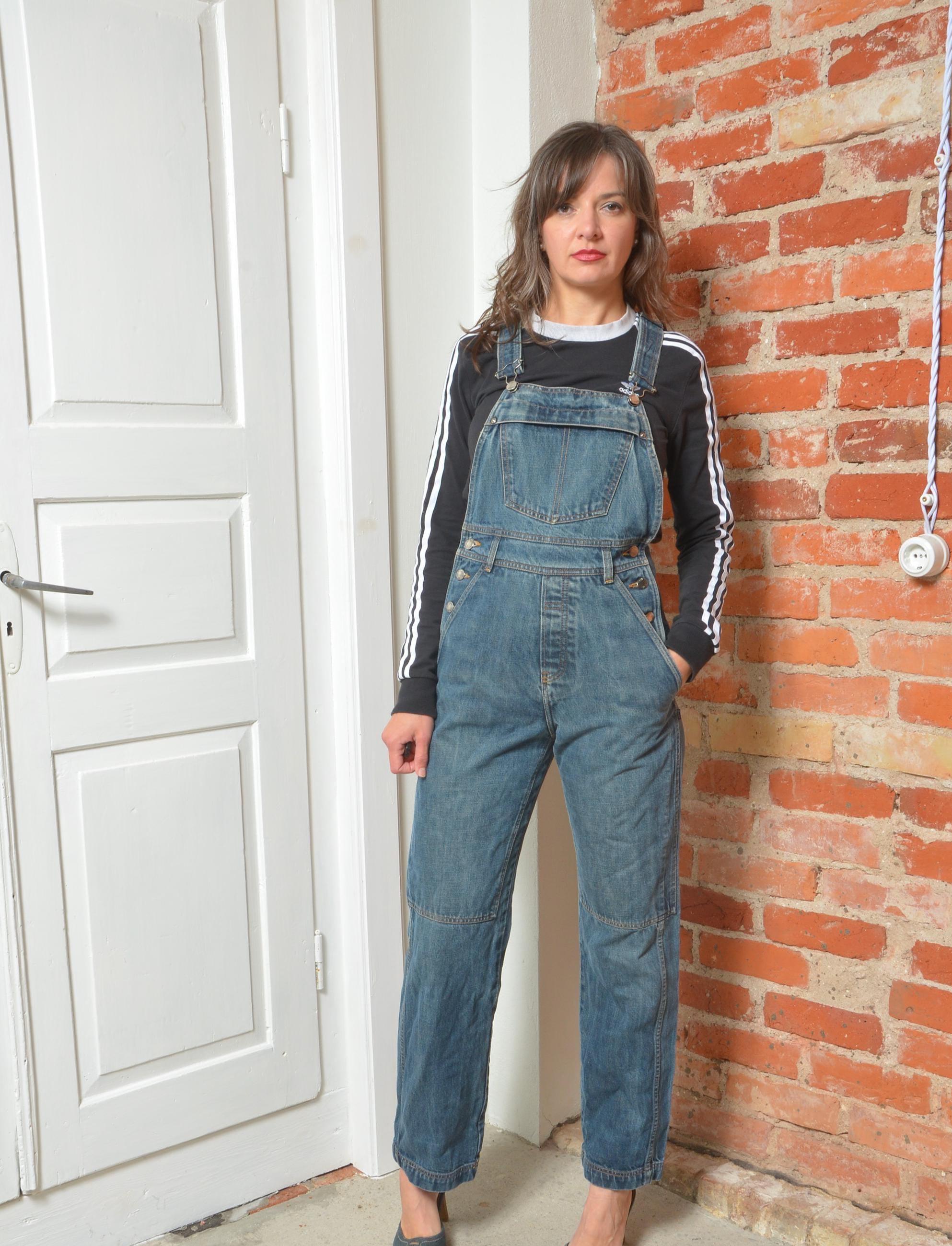 Vintage 90s Naf Naf Denim Overalls – Size Small Women's Classic