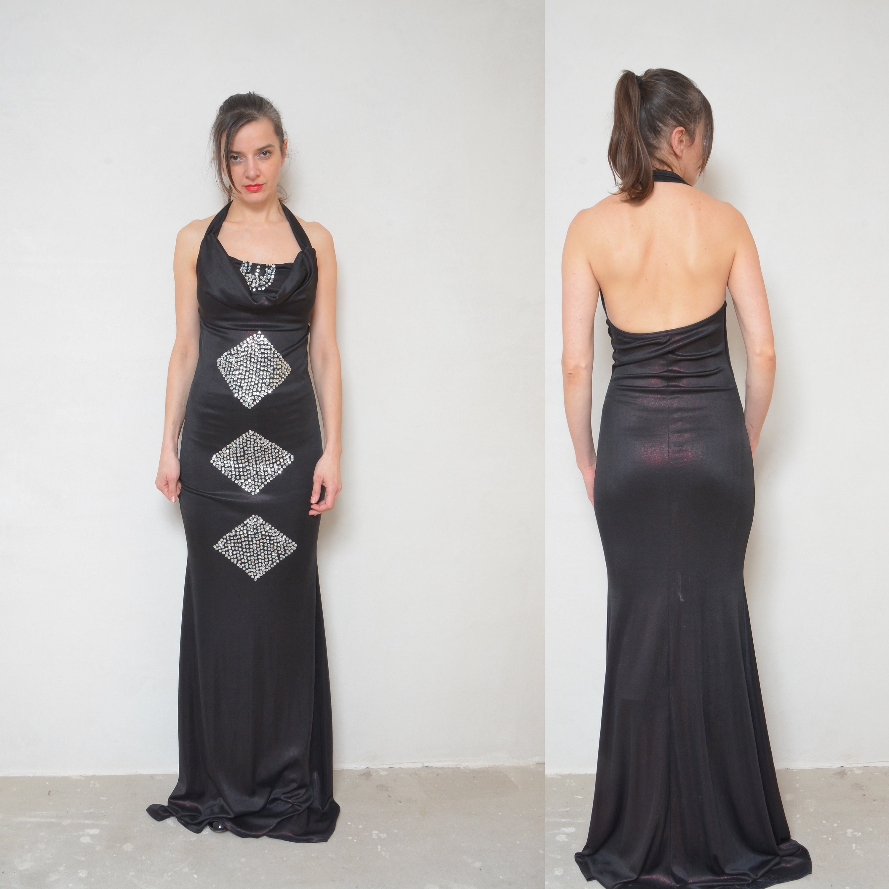 Iridescent maxi dress 2025