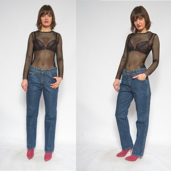 Wrangler Blue Denim Jeans / Vintage 90's Dark Blue