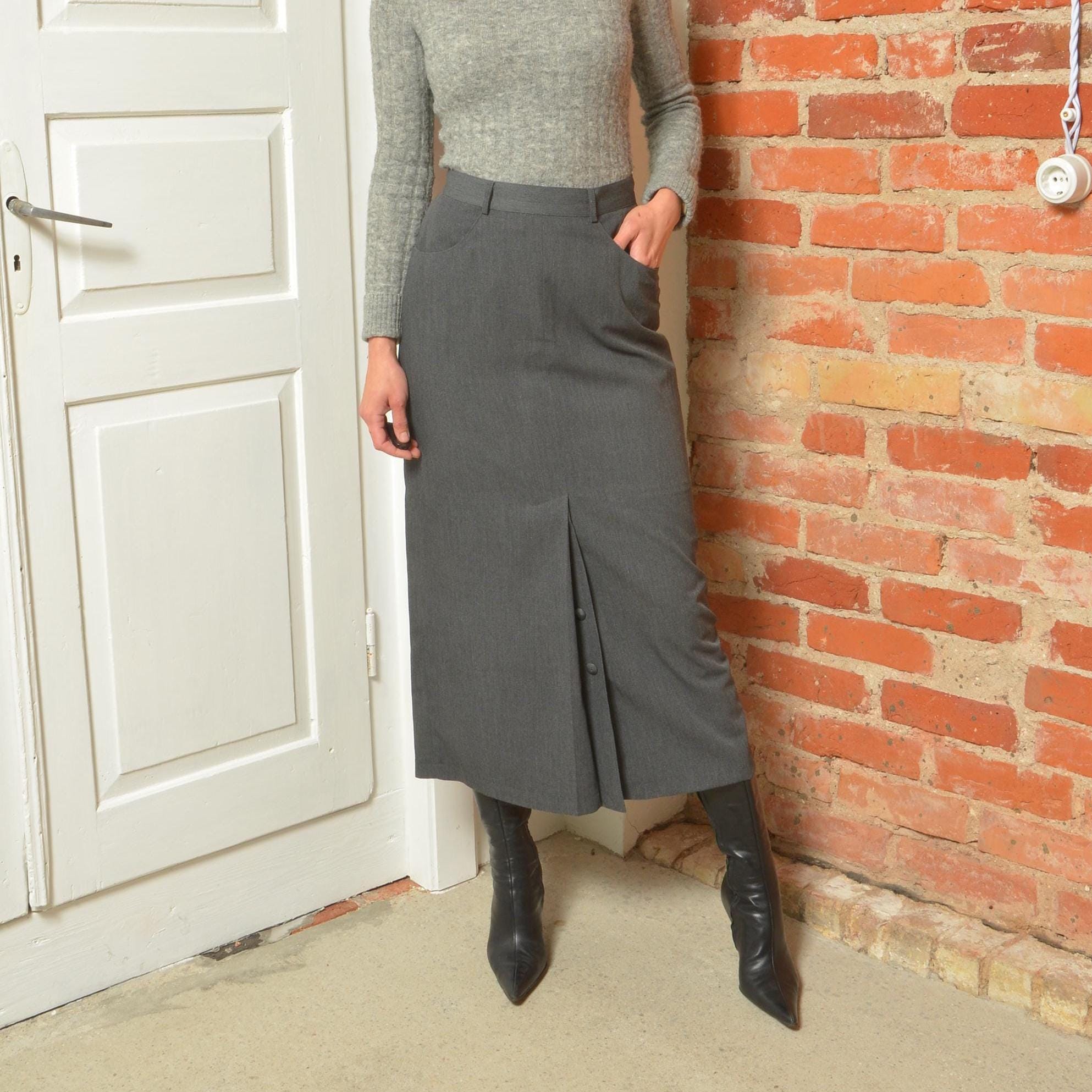 Vintage 90s High Waist Maxi Skirt – Size Medium - Etsy Israel