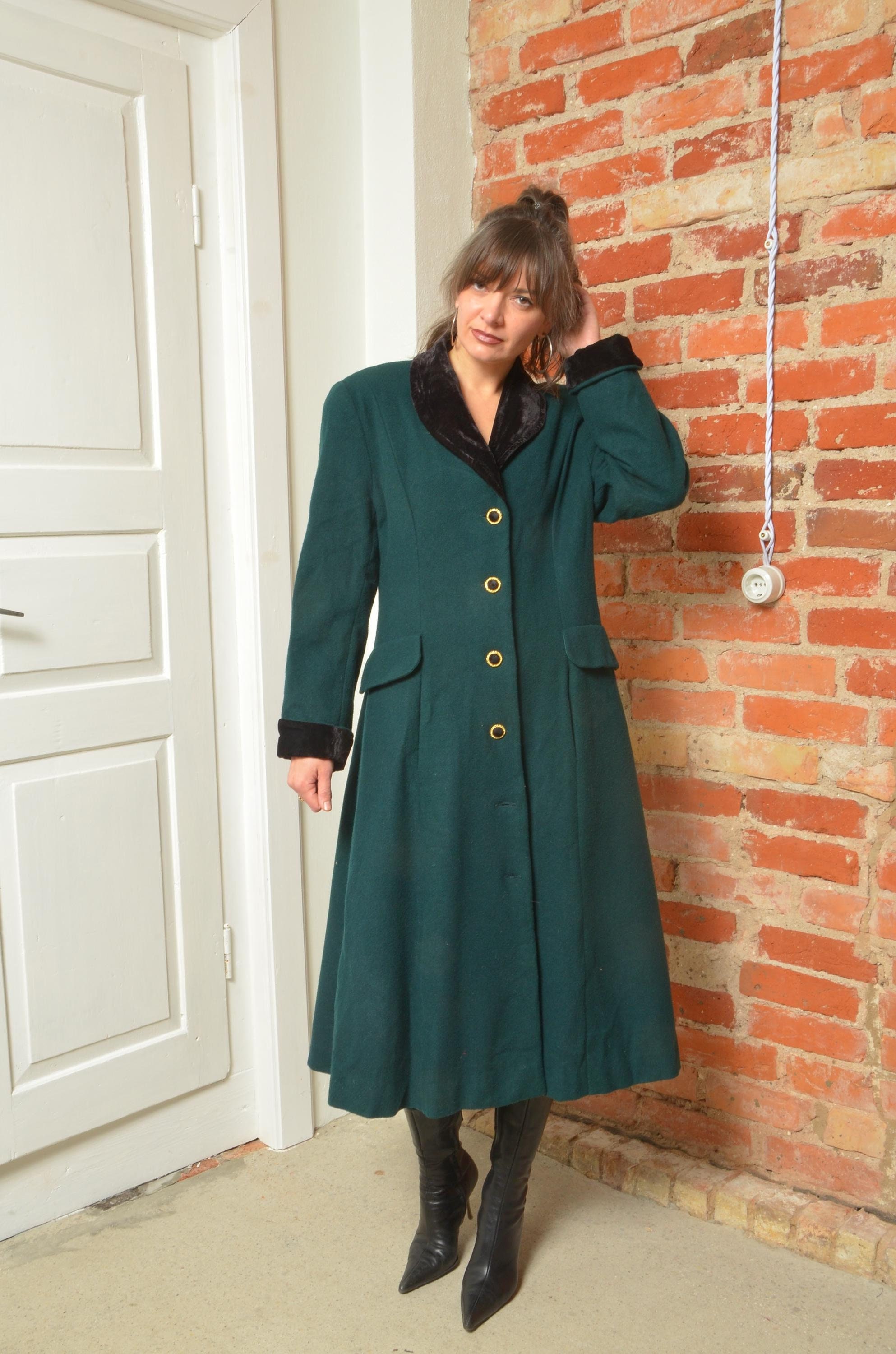 80s Maxi Coat - Etsy