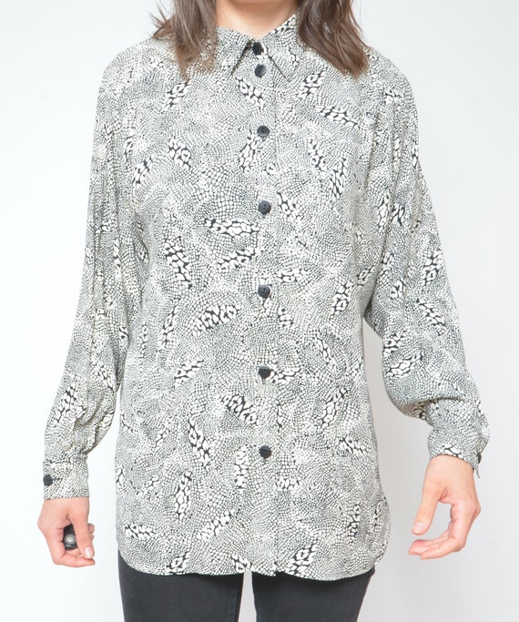 Blusa estampado de víbora shop
