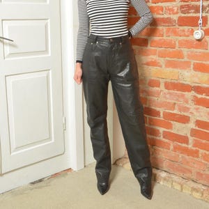 Vintage Dakota Black Leather Pants – Size W33 - Etsy