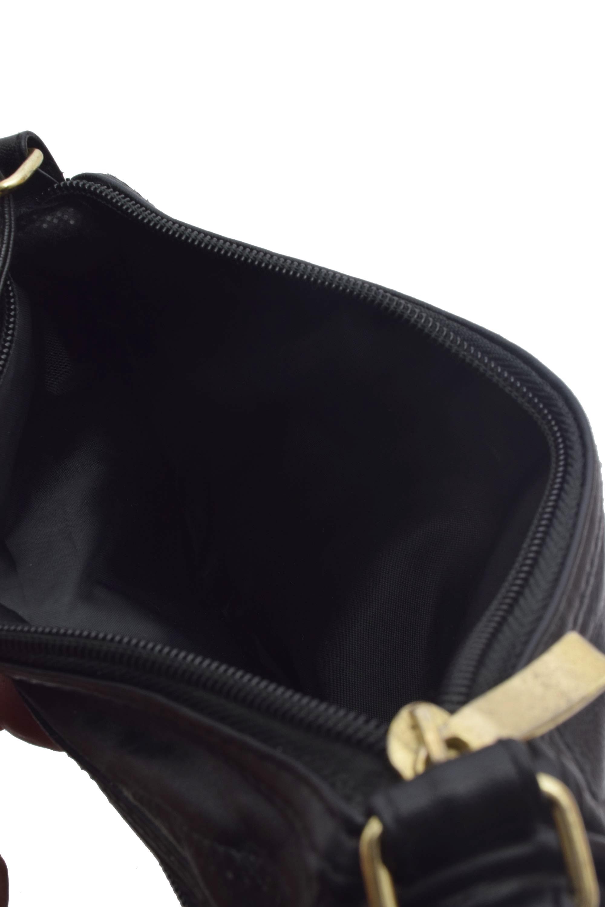 Vintage 90's Black Real Leather Patchwork Shoulder Bag - Etsy