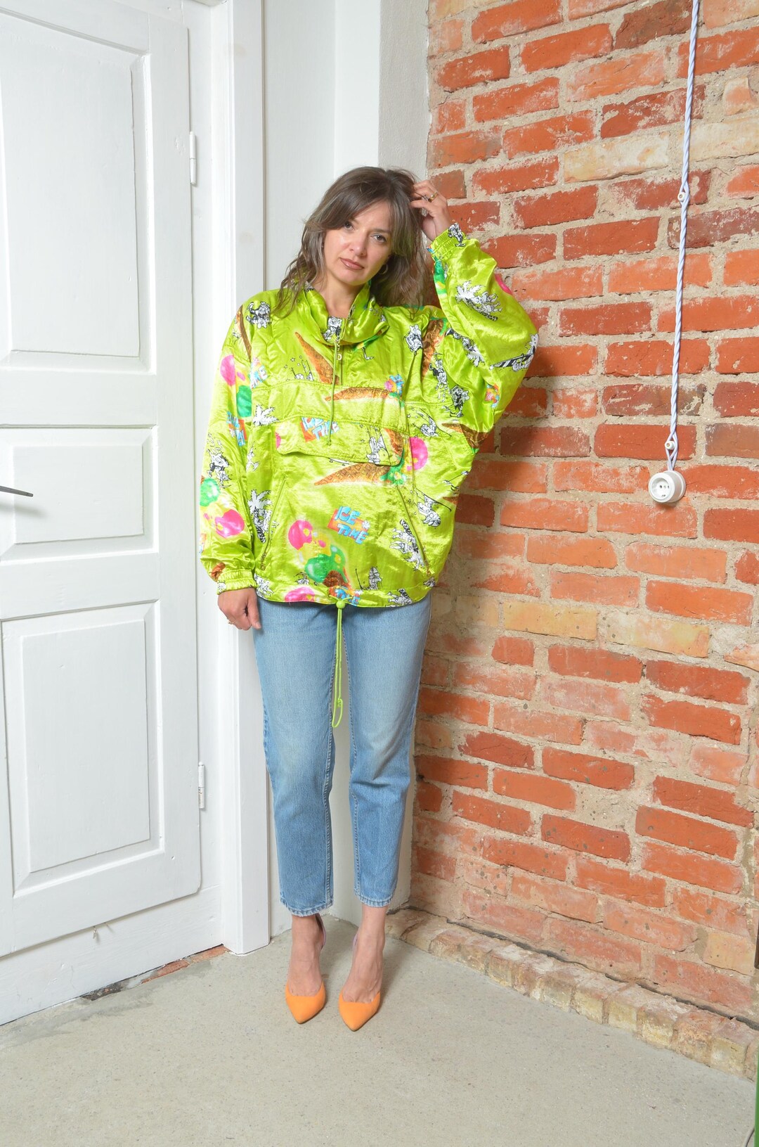 Rare 80s Neon Green 