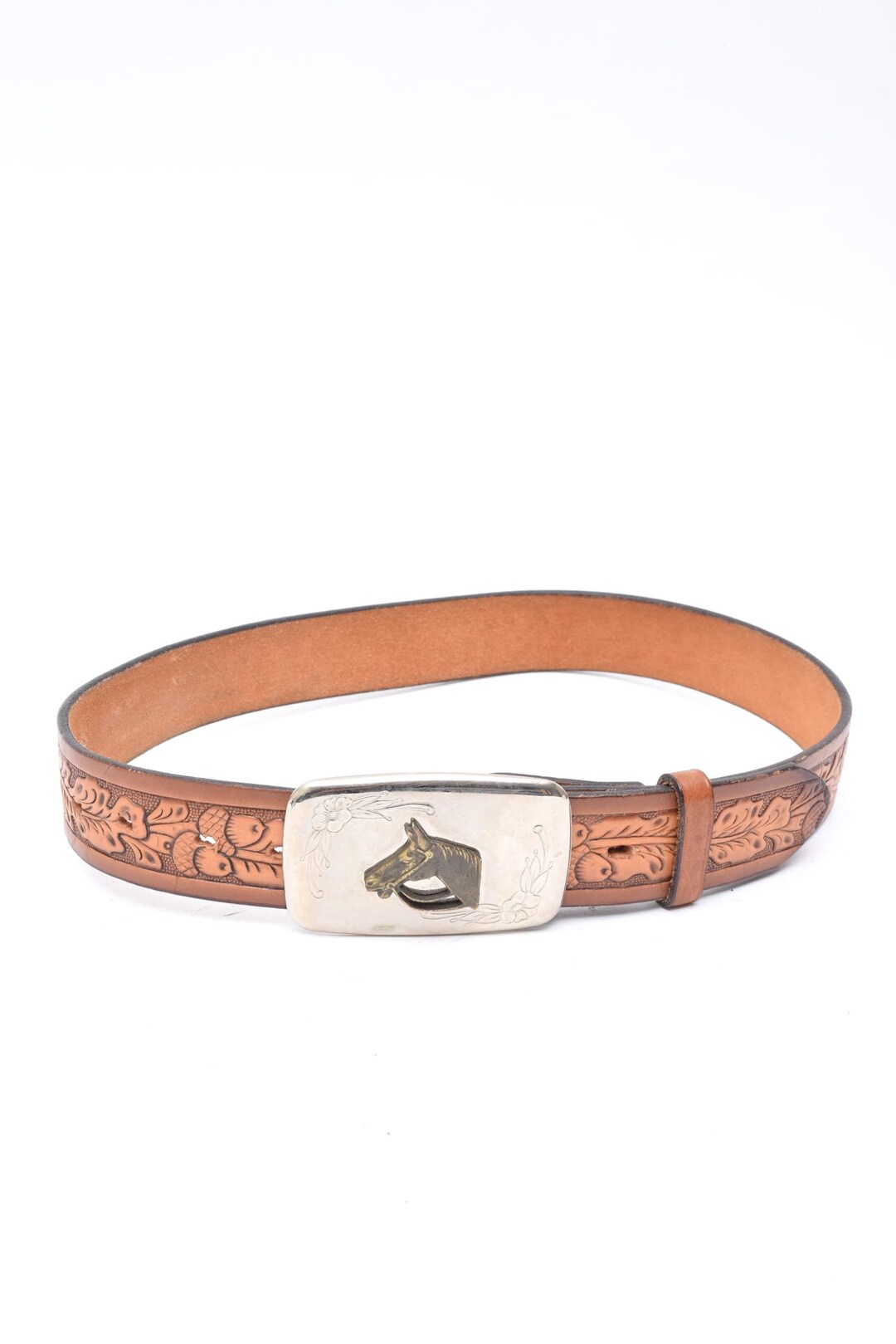 Vintage 90’s brown star belt main image 1