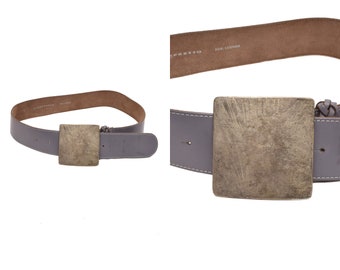 Reptile BANA REPUBLIC belt,genuine leather, M Banana Republic Dark Brown Genuine Leather Reptile Print  main image 3