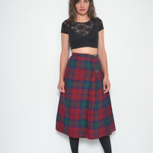 Jupe Plissée Fleurie Vintage St Michael – Années 80 – Taille 18 (UK) – Rose